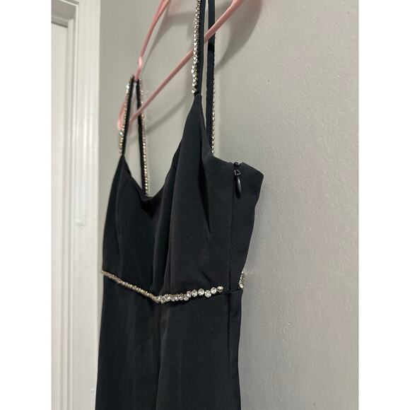 Sachin & Babi Black Midi Dress size 2 Missing one stone! - Picture 3 of 11